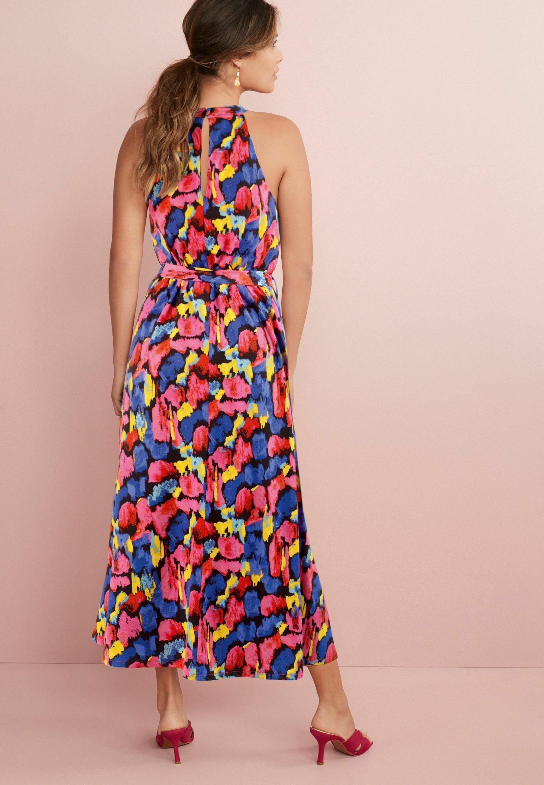 dress - berry/multi-coloured - Zalando 