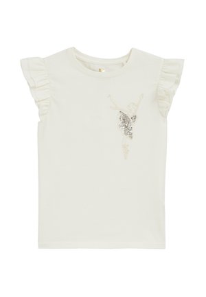 T-shirt print - white