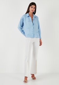 LELA Button-down blouse - blue