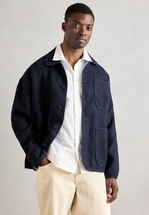 DOUBLE FACED OVERSHIRT - Jachetă de vară - sky captain