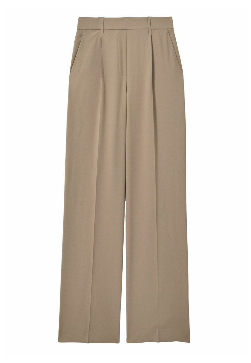 Reiss PETITE FIT - EDEN ELASTICATED WAIST WIDE - Auduma bikses - mink neutral
