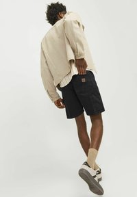 Jack & Jones LOOSE FIT  - Kratke hlače od trapera - black