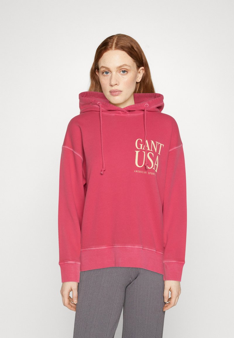 GANT SUNFADED USA HOODIE Sweatshirt magenta pink/pink Zalando.de