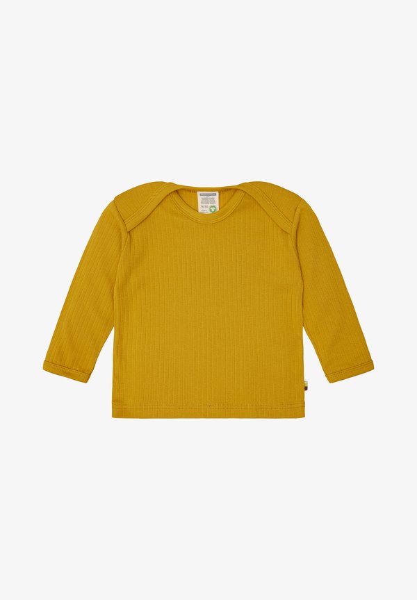 SHIRT LANGARM UNI MIT RIPPE Strickpullover curry Produktdetails