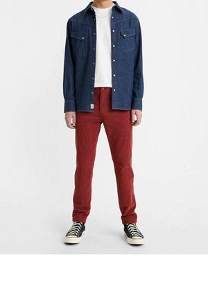 Chinos - mottled red