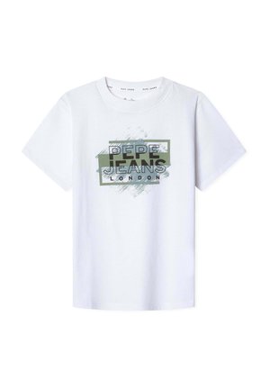 Print T-shirt - white
