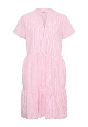 Saint Tropez, ELMIKOSZ SHORT SLEEVE - Dnevna haljina - pink cosmos stripe