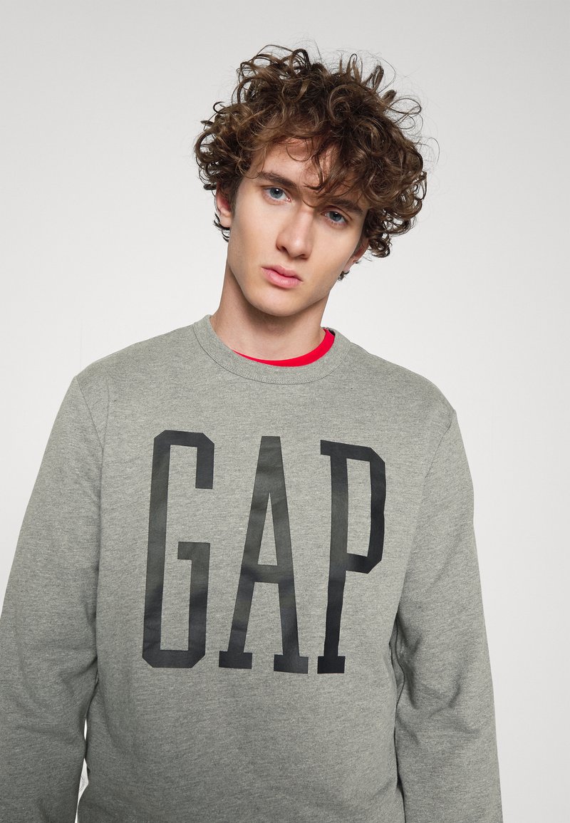 GAP LOGO - Sweatshirt - medium grey heather/grey - Zalando.co.uk