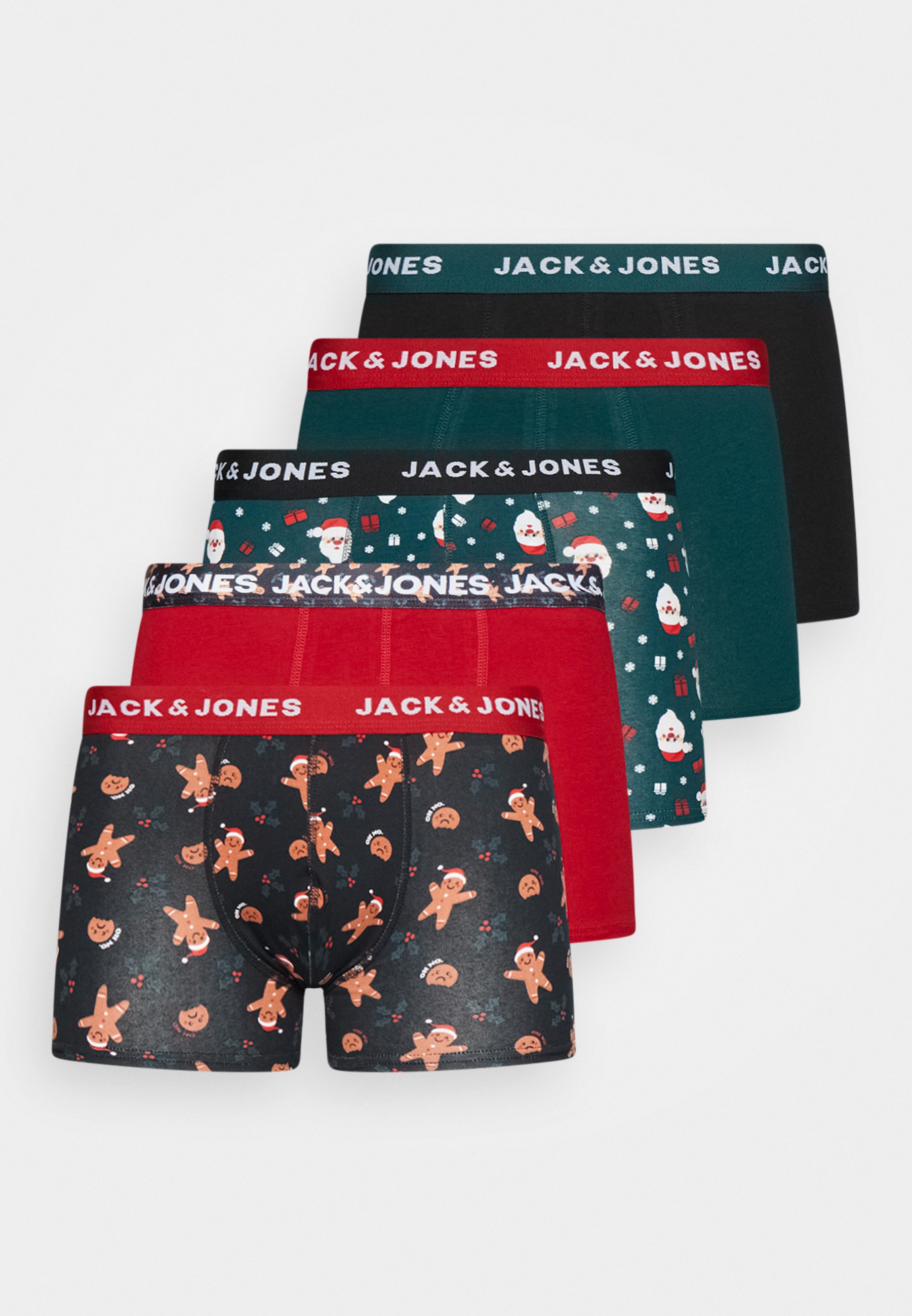 Jack & Jones JACBOLT TRUNKS 12 PACK - Boxers - Phantom/black/titan