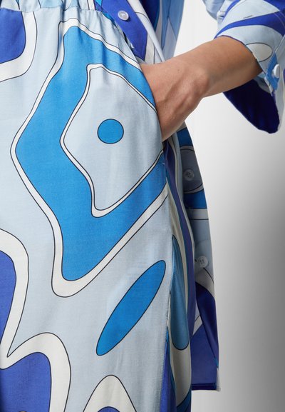 Sara Battaglia PJ PANTS - Calças - blue lagoon