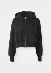 CROP - Sweatjakke - black/sail