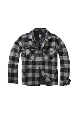 Brandit LUMBERJACKET - Lagana jakna - black charcoal