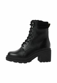 Unselected, black leather