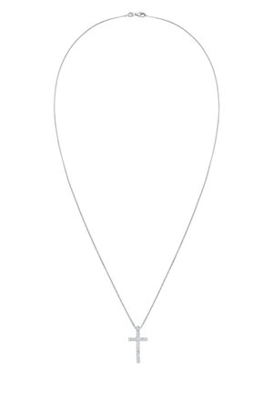 SPARKLING CROSS - MIT KRISTALLEN VON SWAROVSKI® - Halskette - silberfarben