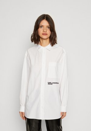 Karl Lagerfeld Jeans OVERSIZED SHIRT - Užsagstoma palaidinė - white