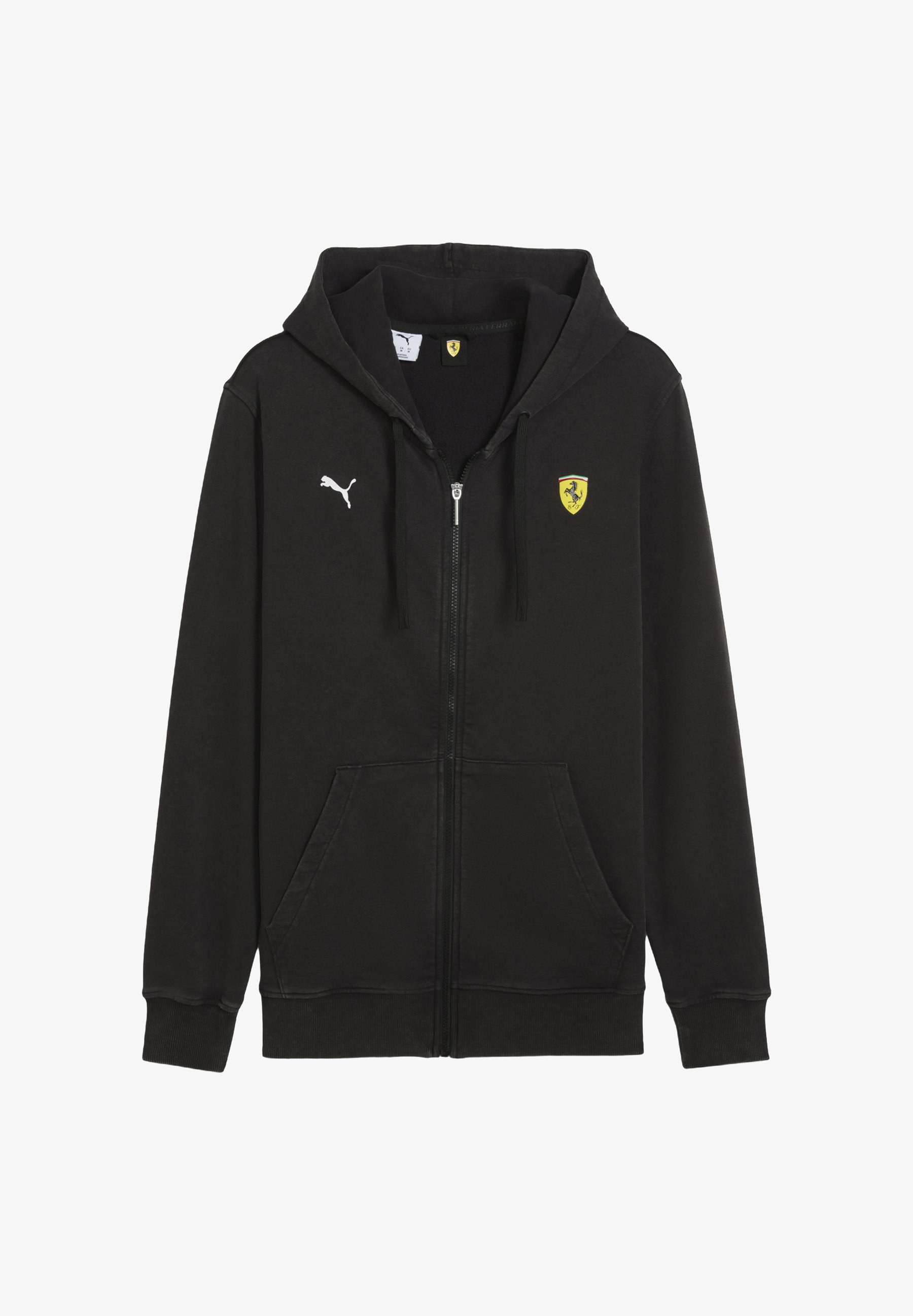 Puma SCUDERIA FERRARI KAPUZEN Felpa con zip black/nero