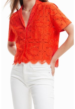 Overhemdblouse - red
