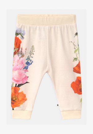 SUSANNE - Trousers - white/multi-coloured