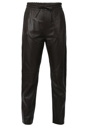 Oakwood GIFT - Pantalon en cuir - choco brown