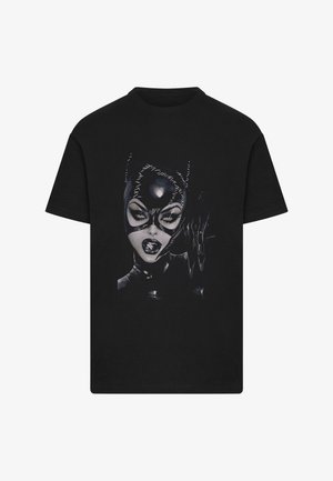 Merchcode, CATWOMAN TEE - Tričko s potlačou - black