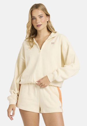 CLASSIC FEELS HALF ZIP - Felpa - white cap