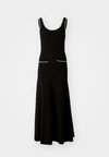 ROBE MIDI DEBARDEUR DETAILS FINITIONS - Maxikleid - noir