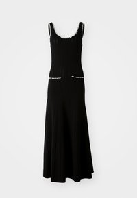ROBE MIDI DEBARDEUR DETAILS FINITIONS - Maxi dress - noir