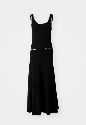 sandro ROBE MIDI DEBARDEUR DETAILS FINITIONS - Maxi dress - noir