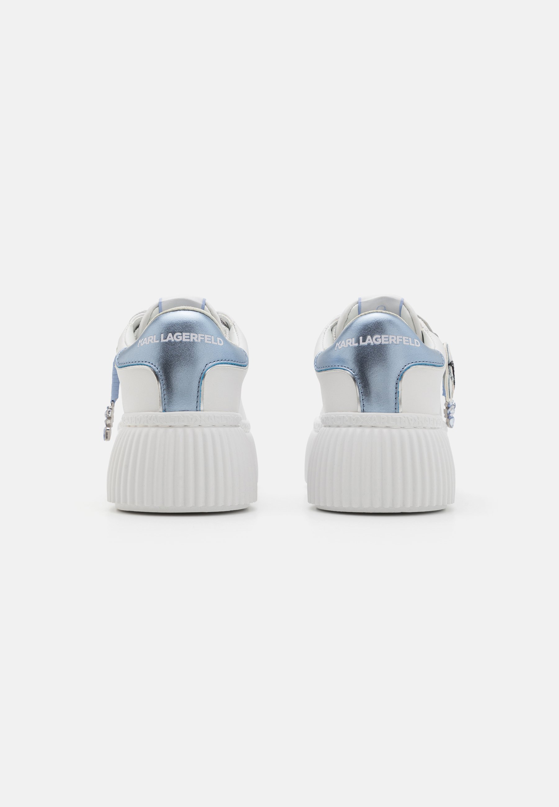 KARL LAGERFELD KREEPER TWIN - Sneakers low - white/blue/alb