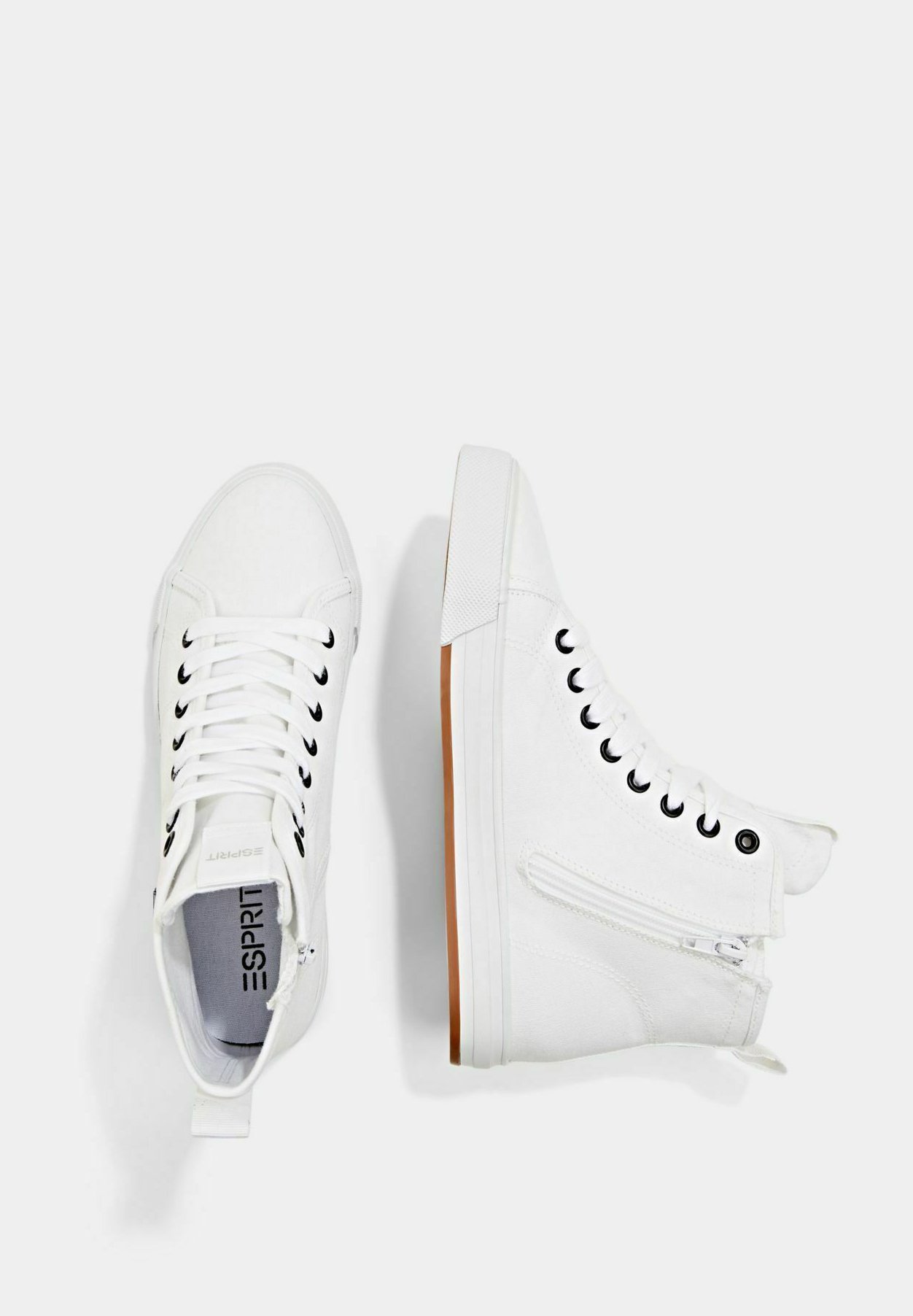 esprit high top trainers