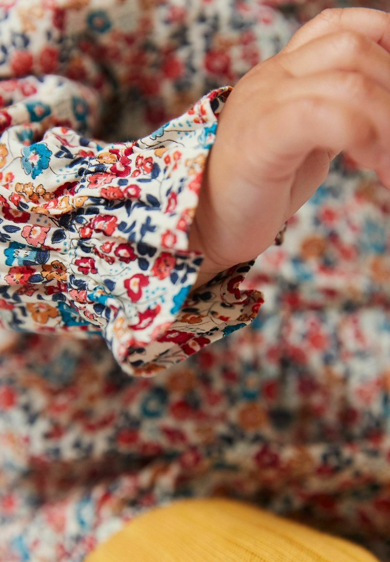 Next DITSY FLOWER PRINT ROMPER AND TIGHTS SET WITH COLLAR Jurk pink