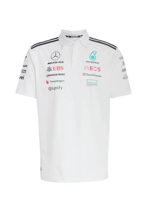 adidas Originals MERCEDES - AMG PETRONAS FORMULA ONE TEAM WHITE MEN - Polo shirt - white melange   black