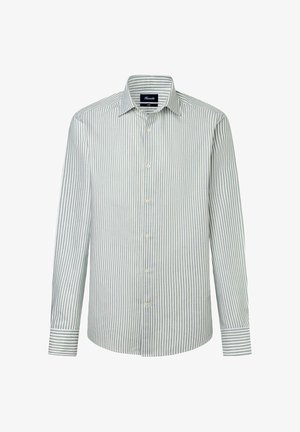 Façonnable, FAÇONNABLE SHIRT CLSP BENG STP TWL CO - Camicia - forest night green
