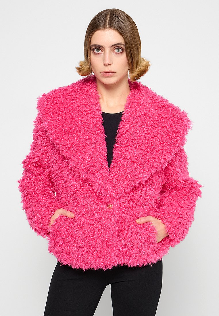 Just Cavalli Winterjas donkerroze Just Cavalli Winterjas donkerroze