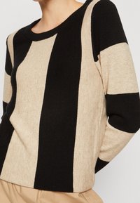 VILA Stickad tröja - beige