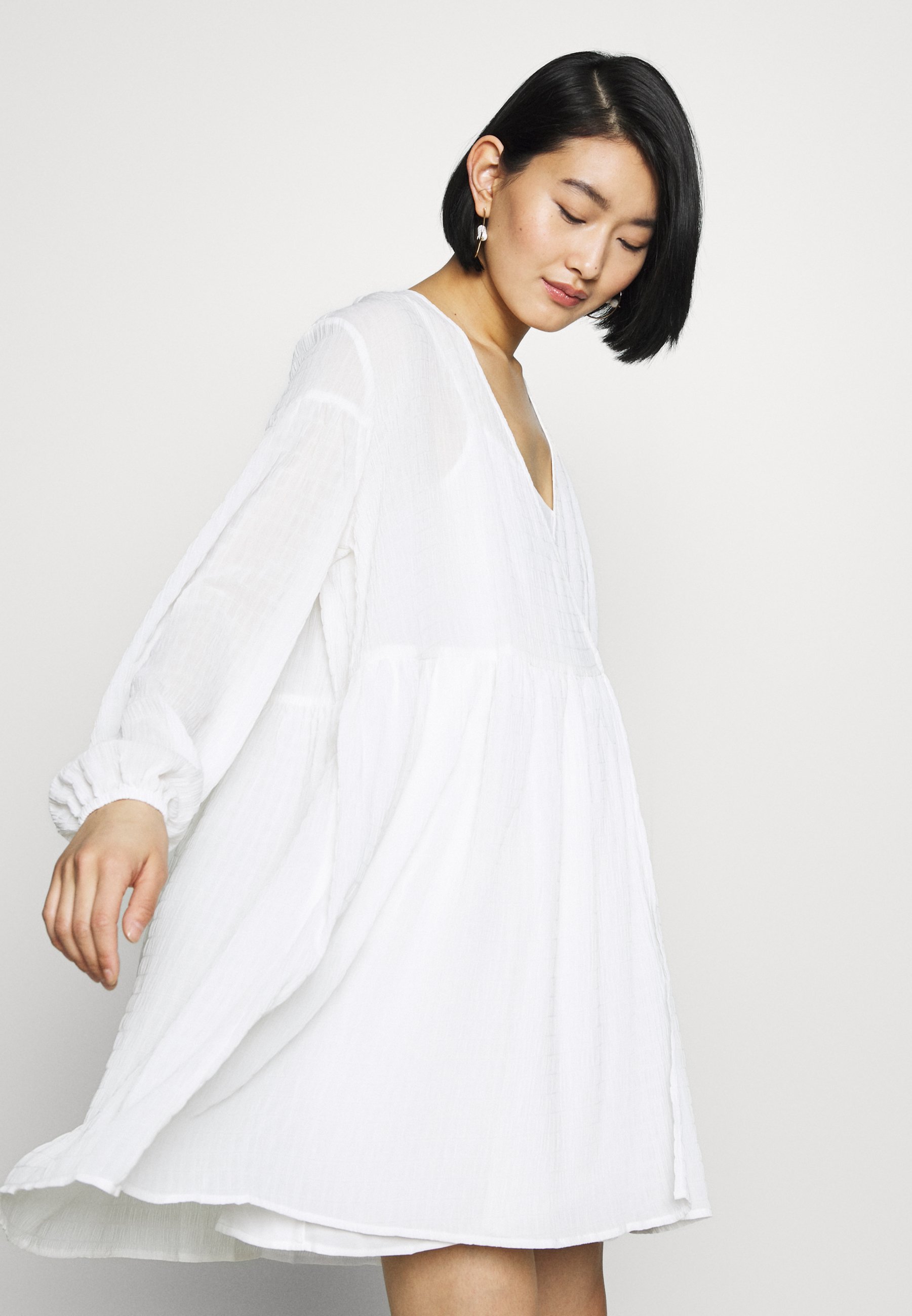Samsøe Samsøe JOLIE DRESS Kjole clear creamoffwhite Samsøe Samsøe JOLIE DRESS Kjole clear creamoffwhite