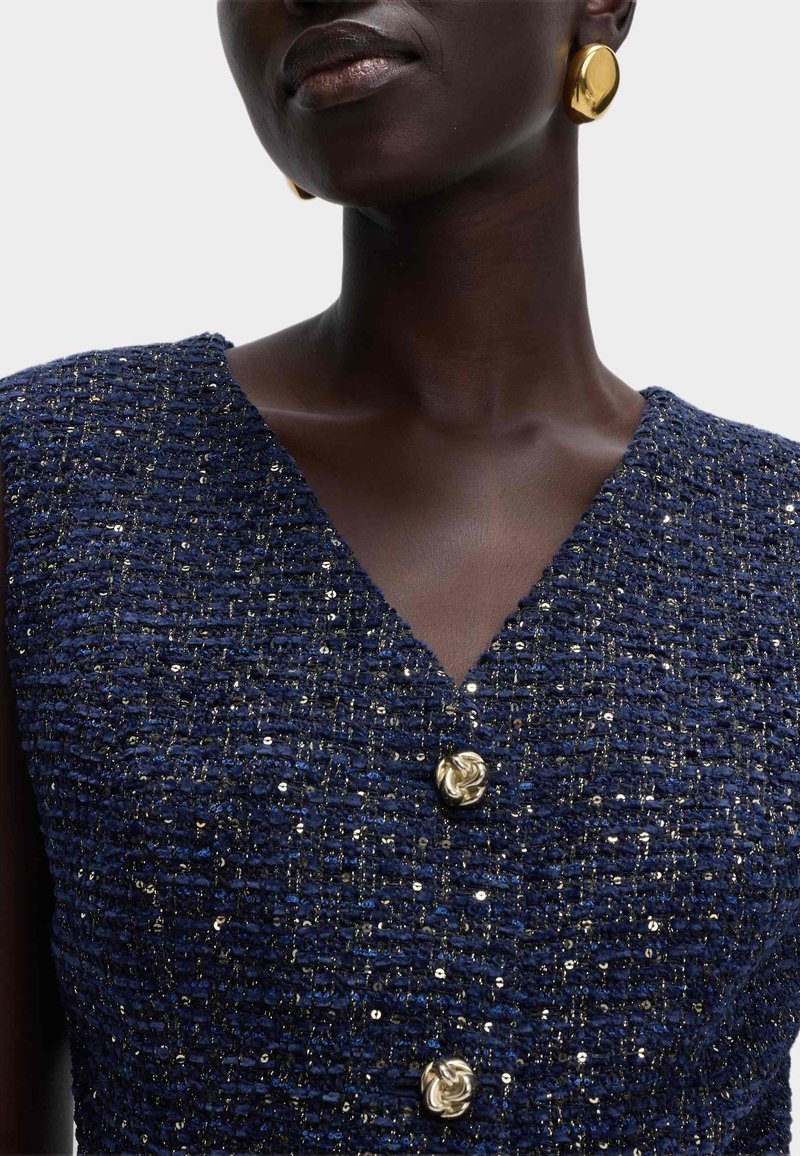Pull Col V Bleu Marks And Spencer - Taille Petit (S) - Neuf Sans étiquettes