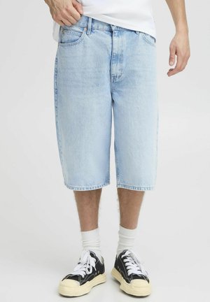 SDTOMMY STRAIGHT LEG - Denim shorts - light blue denim