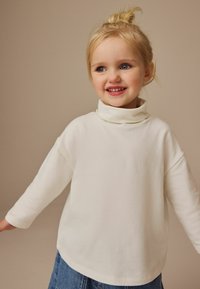 Next LONG SLEEVE RELAXED ROLL NECK - Top s dlhým rukávom - cream
