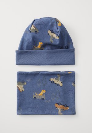 NMMMOPPY SET - Sjal / Tørklæder - vintage indigo