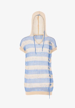 CO-BRANDED WITH SANIKA - Kapucnis pulóver - light beige denim blue