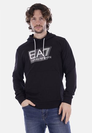 EA7 Emporio Armani Felpa con cappuccio - nero