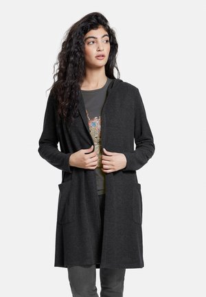 Cardigan - charcoal melange