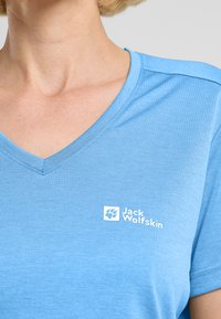 Jack Wolfskin CROSSTRAIL  - T-shirt basic - mid blue
