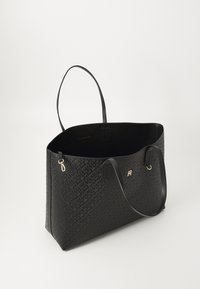 Tommy Hilfiger ICON TOTE MONO SET - Shopping bag - black