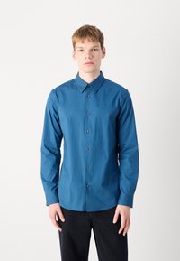 Calvin Klein SOLID STRETCH SLIM SHIRT - Επίσημο πουκάμισο - alfalfa blue
