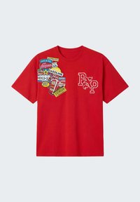 Project X Paris MANCHES COURTES WEST COAST - T-shirt imprimé - rouge