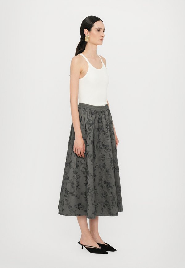 ZUM - A-line skirt - schiefergrau4