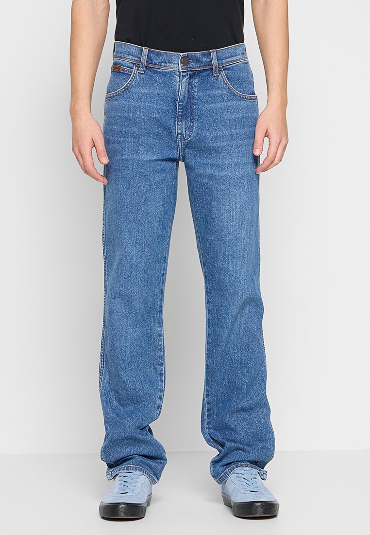 Wrangler Straight leg jeans grijs