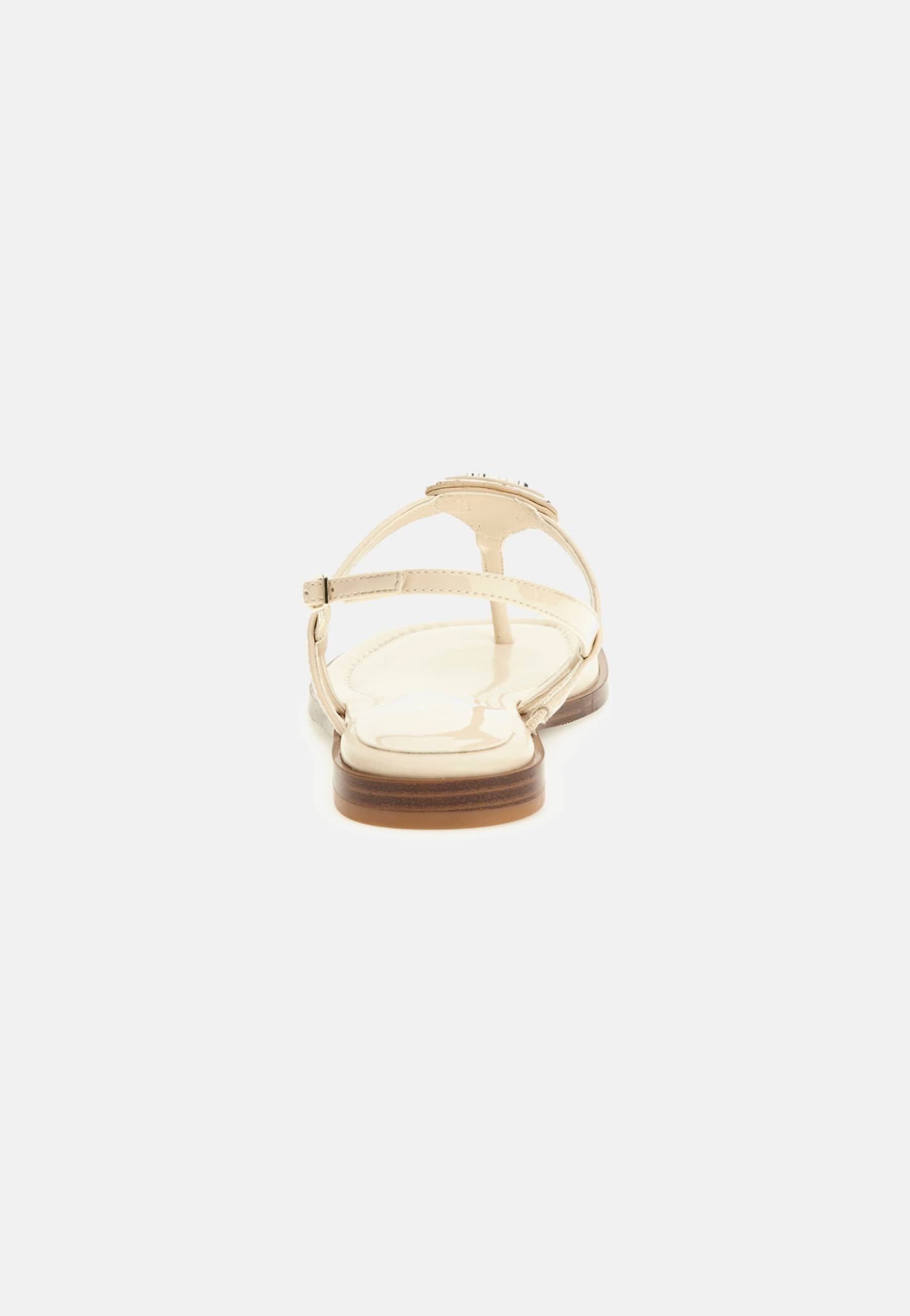 Guess RAINEY - T-bar sandals - creme/beige - Zalando
